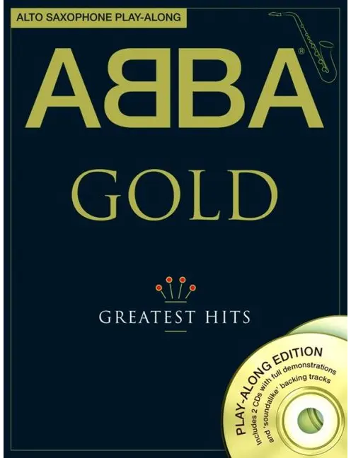 Abba Gold Alto Saxophone Play-Along Asax Book/2Cd