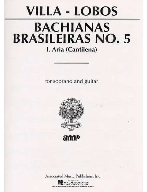 Villa-Lobos Bachianas Brasilieras No. 5 Aria (Anti