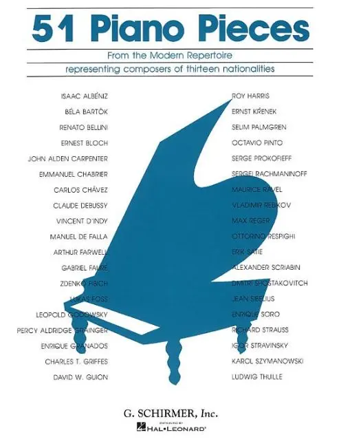 51 Pieces From The Modern Repertoire Piano (Ed1672