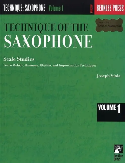 Viola Technique Of The Saxophone Vol. 1 Scale Stud