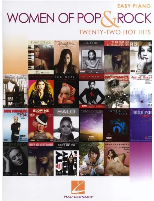 Women Of Pop And Rock: Easy Piano - 22 Hot Hits