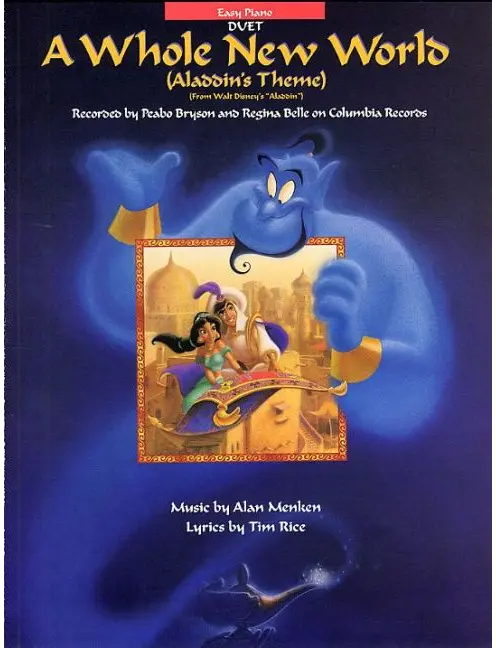 Whole New World, A Easy Piano Pvg (Vocal Duet)