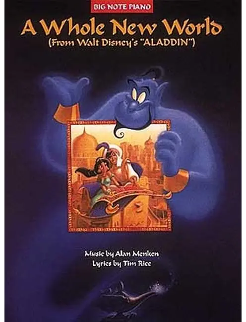 Whole New World, A Big-Note Piano Pvg