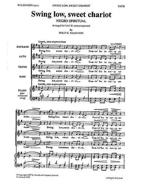 Wilkinson, P Swing Low Sweet Chariot Satb