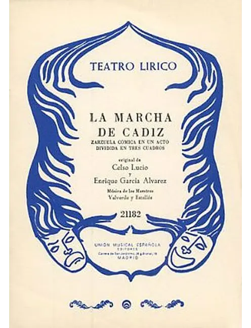 Valverde La Marcha Da Cadiz (Libreto)